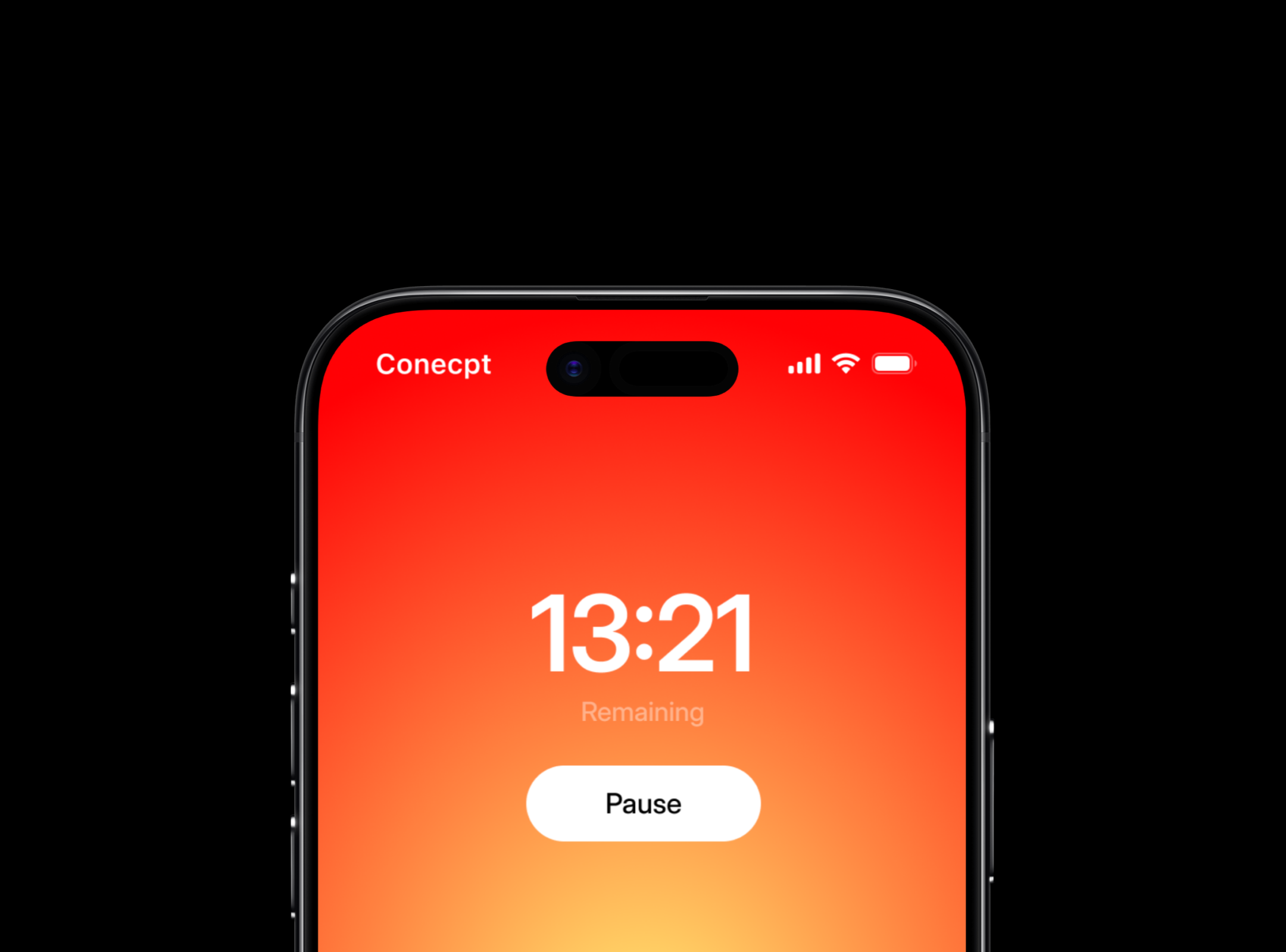 Interface mockup